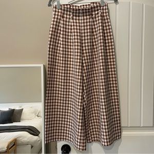 Wide leg vichy pants - Forever 21